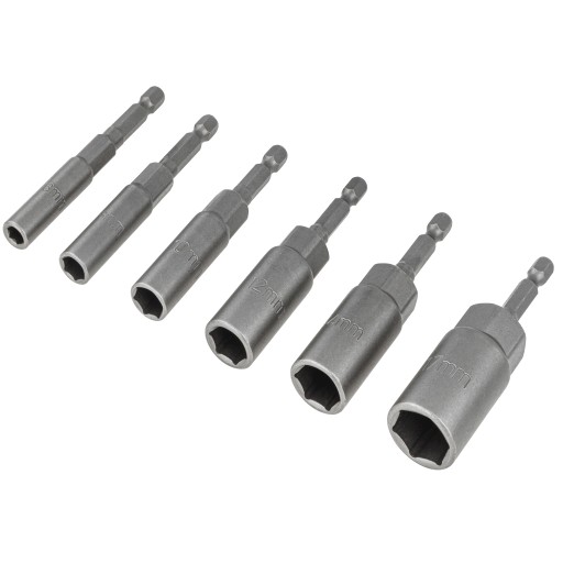 SÚPRAVA ZÁSUVKOV ZÁSUVKOVÉ BITKY SKRUTKOVAČKY DLHÉ VŔTAČKY FARMÁR 6-17MM MAGNET