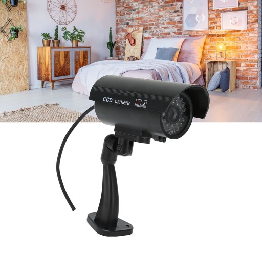DUMP IR LED MONITOROVACIA KAMERA VONKAJŠIA NÁSTENNÁ KAMERA S BLIKÁKOM LED