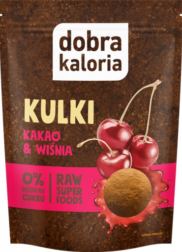 Zdravý snack čerešňové guľôčky 0 % pridaný cukor pre deti Dobrá kalória x2