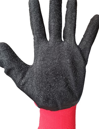 RUKAVICE LATEXOVÉ PRACOVNÉ RUKAVICE PORÉZNÉ 10 PÁROV