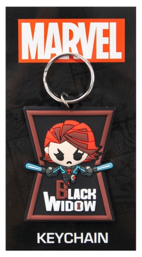 Gumená kľúčenka Black Widow Character