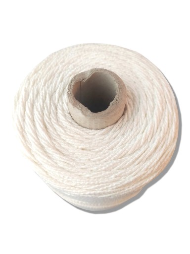 Maska elastická, biela, 2mm, okrúhla elastická, metrová