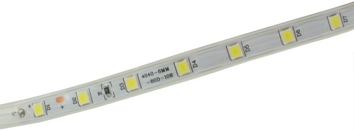 LED pásik 230V 4040 1M Vodotesná hadica na studený pásik
