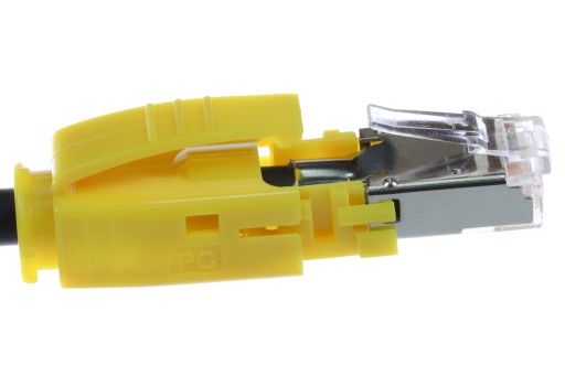 Telegartner Zástrčka s plášťom RJ45 6A FTP žltá