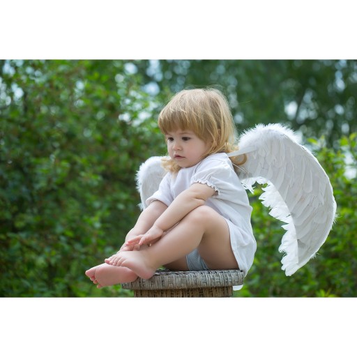 Súprava kostýmov Angel Wings for Betlehem Biele anjelské krídla pre deti
