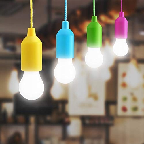 Nočná lampa na batérie na šnúrke, 1W LED