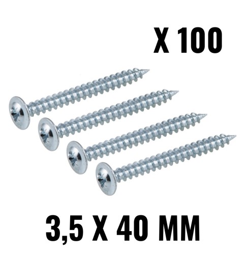 Skrutky do tvrdeného dreva 3,5 x 40 mm s podložkou
