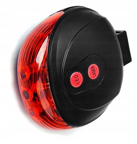 D1O70 LASEROVÁ LASEROVÁ ČERVENÁ LED BICYKLE LAMPA