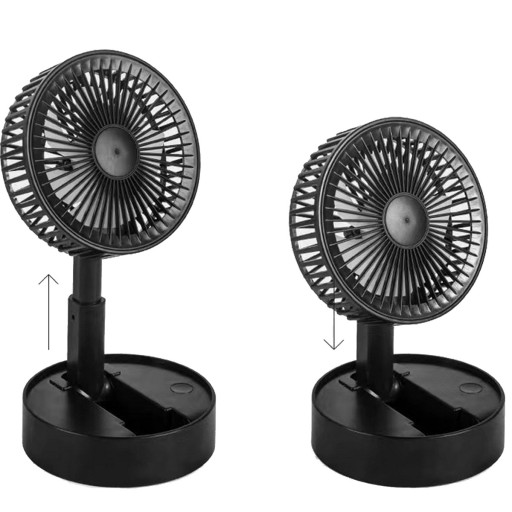 STOLNÝ VENTILÁTOR VENTILÁTOR SKLADACÍ USB PRENOSNÁ DOMÁCA BATÉRIA 3577