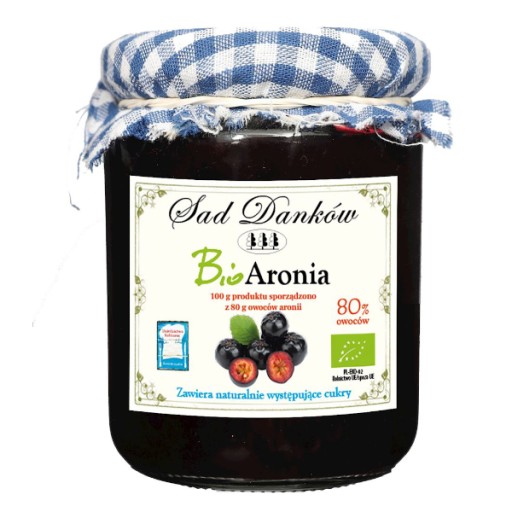 BIO džem z arónie bez cukru 260g