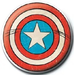 Špendlík MARVEL CAPTAIN AMERICA, 2,5 cm