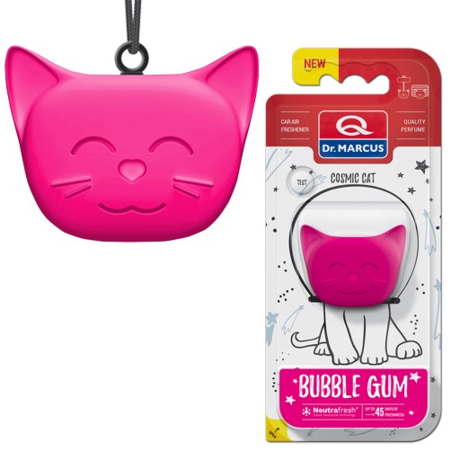 Vôňa do auta COSMIC CAT Bubble Gum KEYRING