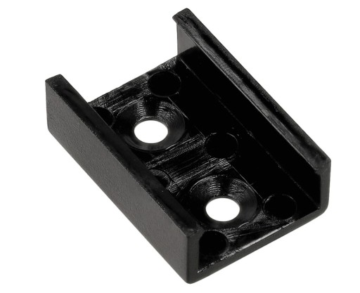 Držiak na priame profily, LED Black Connector, na montáž a pripojenie profilov