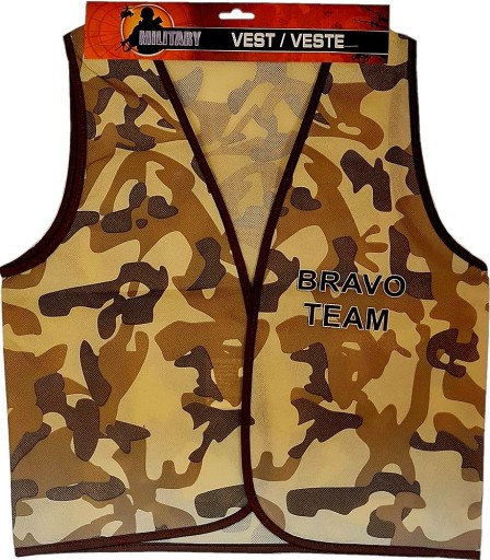 CAMO VESTA PRE DETI JEDNORÁZOVÝ KROJ
