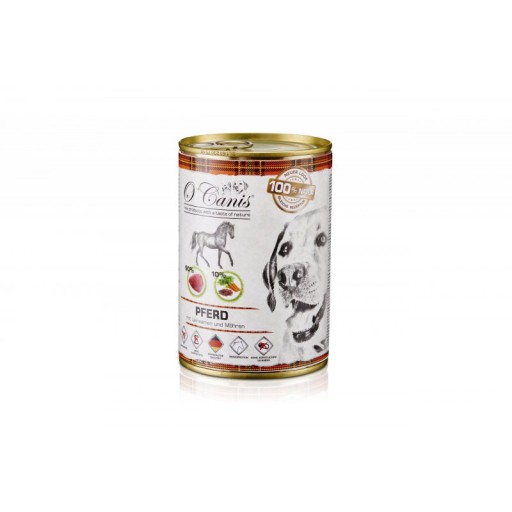 O'Canis Konské mäso so zeleninou a ľanovým semenom. 400 g
