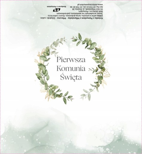Elegantná krabička s fudge na krst ďakujem