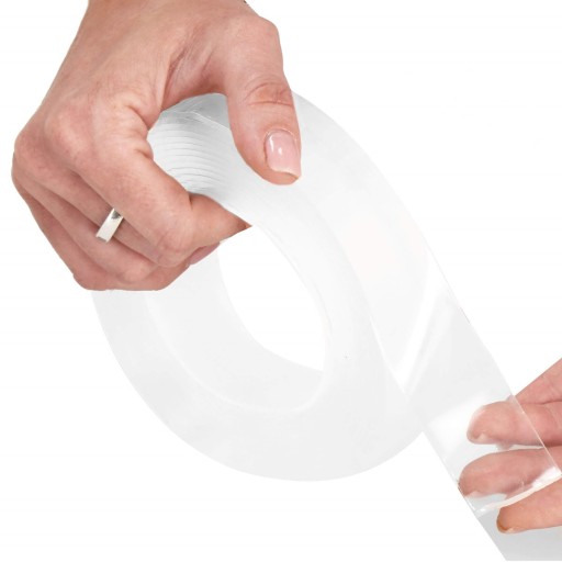 OBOJSTRANNÁ NANO PÁSKA, VIACNÁSOBNÉ POUŽITIE, PEVNÁ, VODEODOLNÁ, TRANSPARENTNÁ