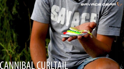 Savage Gear Cannibal CURL FOR ŠŤUKY 1x # 10cm