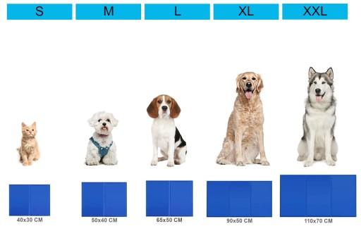 CHLADIACA PODLOŽKA PRE PSA A MAČKU GÉLOVÁ POSTELE 40x30