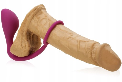 SEX RING Prsteň na penis s análnou zástrčkou