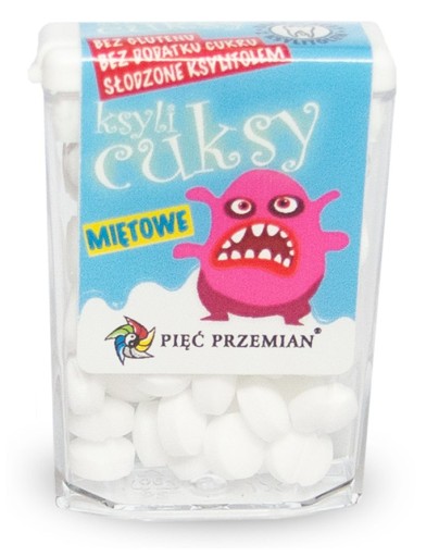 Mätové cukríky s xylitolom Päť premien