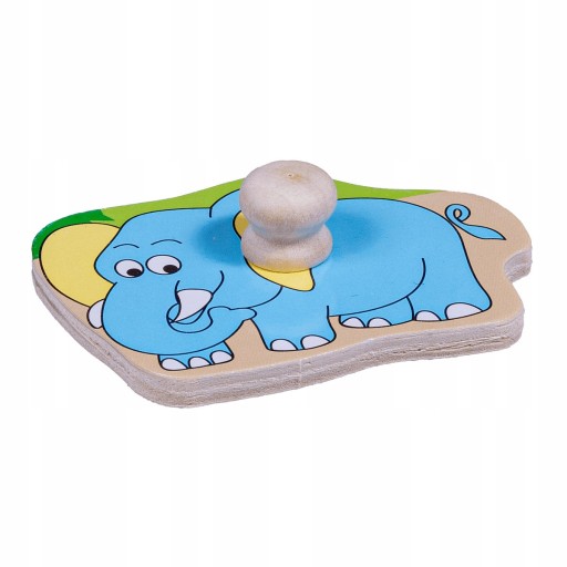 Smily Play drevené puzzle spw83596 zvieratká v zoo