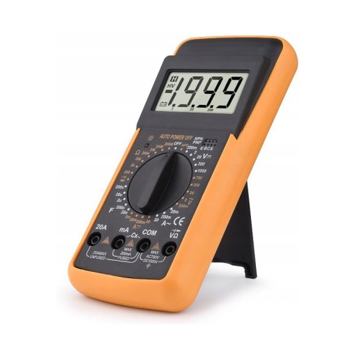 PROFESIONÁLNY MERAČ PRÚDU, LCD MULTIMETER