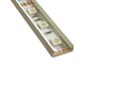 TUBE na LED pásy, okrúhly rúrkový PVC profil, 1 m