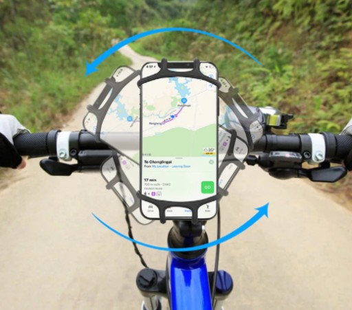 SILIKÓNOVÝ DRŽIAK NA BICYKEL NA SMARTFÓN
