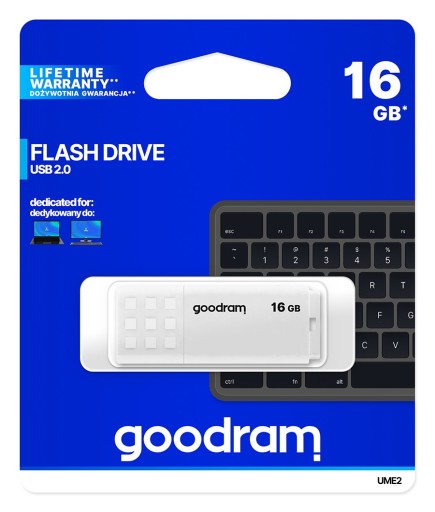 Pamäť Goodram USB 2.0 16GB biela
