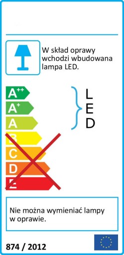 Svietidlo stropné bodové POWER LED GOL LED C 1,6W BIELE 4000K STRUHM 03888