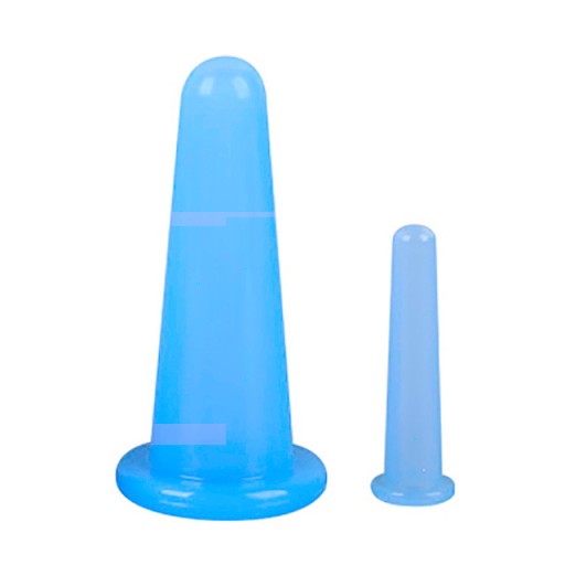 ČÍNSKY CUPPING NA MASÁŽ TVÁRE, SILIKON, 2ks, KRK, čínsky CUPPING, omladzuje