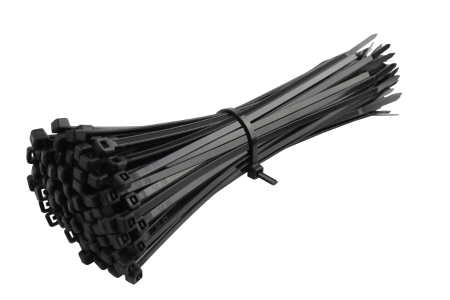 KABELOVÉ SPOJE UV ČIERNA 4,8X200mm