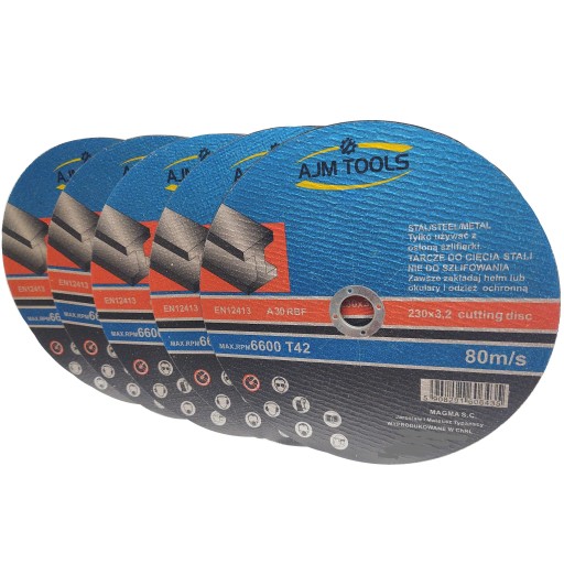 Oceľové rezné kotúče, kovové 230x3,2, 230mm kotúče 230x22,2