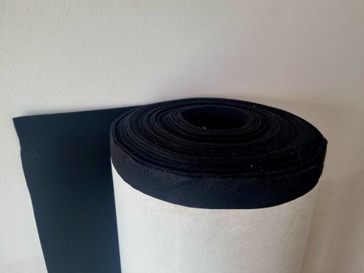 Samolepiaca plsť ČIERNA 1 mm koberec Mäkká podložka