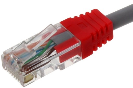VNÚTORNÉ KRYTY GUMOVÝ KRYT NA ZÁSTRČKU RJ45 10 ks ČERVENÁ