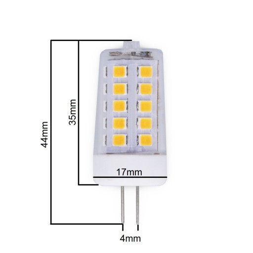 G4 Corn LED žiarovka 3W 12V AC/DC 6000K 300° 350lm