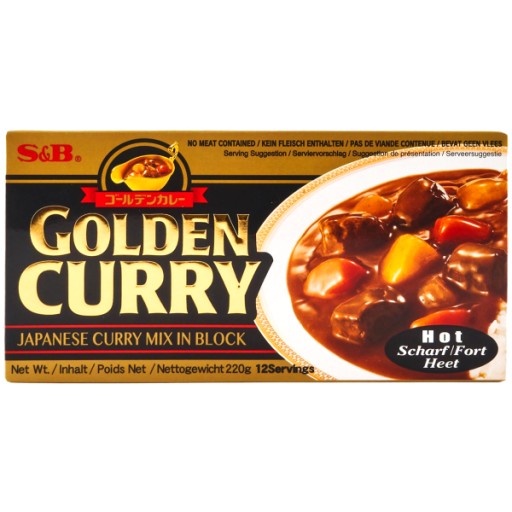 Golden Curry Hot spicy 220g S&B