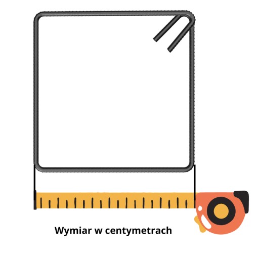 Výstužné strmene 25x25 s presahom