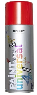 SMALTOVÝ LAK SPREJ CESTNÁ ČERVENÁ 400ML/RAL 3020