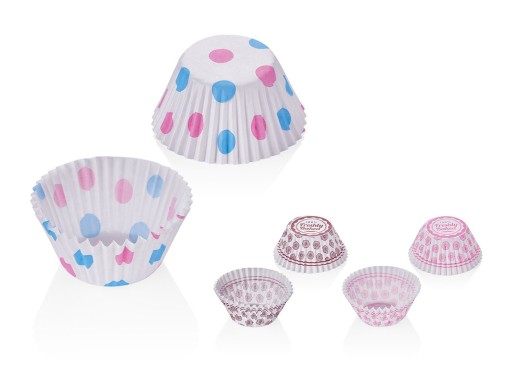 Papierové košíčky na muffiny, košíčky, 7 cm, 80 ks