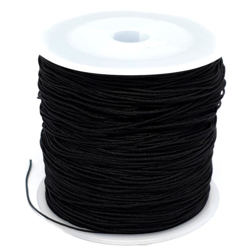 B900 tavný nylon STRING, ČIERNA ~0,4mm, 5m