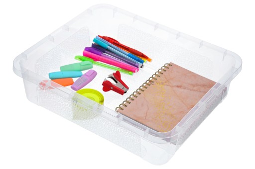 Plastové kryty nádob organizér box 10l