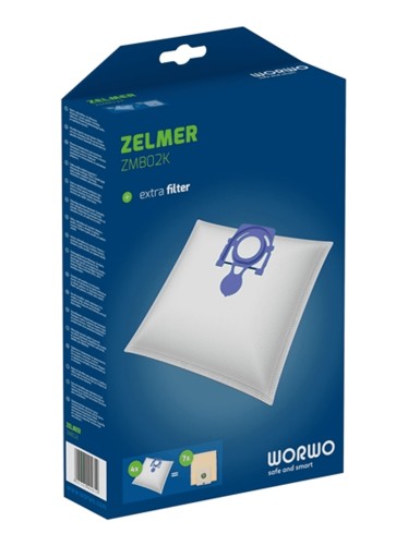 8x sáčok do vysávača Zelmer DOT ZVC 125 EK