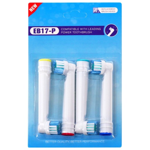 Hlavice zubnej kefky Oral-B Braun EB17-P 4 ks.