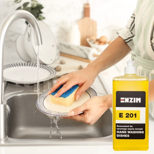 Enzim E 201 1L – Koncentrát na ručné umývanie riadu