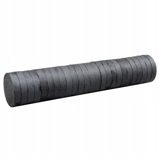 FERITOVÝ MAGNET okrúhly VALEC 20x3MM FERITOVÉ MAGNETY