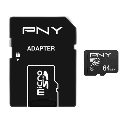 PNY MicroSDHC karta 64GB P-SDU64G10PPL-GE