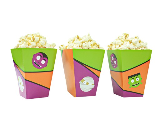 POPCORN MONSTERS BOX 6 KS 8,5 x 12 CM