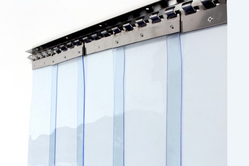 Upevňovacia doska na PVC závesy vyrobená zo 100mm PVC fólie